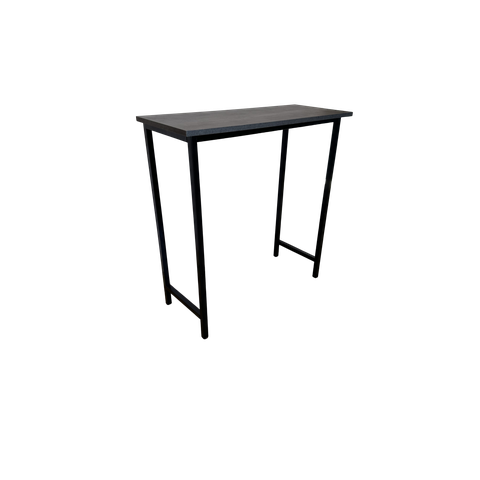 Aparador Stell Prateleira Ferro Industrial Madeira Rustica - Mdf Escuro