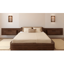 Ver imagem 3 de Arandela Luminária Decorativa Madeira Maracaju Red:Pau Ferro