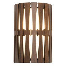 Arandela Luminária Decorativa Madeira Maracaju Red:Pau Ferro - 1