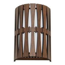 Arandela Luminária Decorativa Madeira Maracaju Red:Pau Ferro - 6