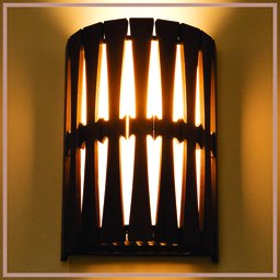 Arandela Luminária Decorativa Madeira Maracaju Red:Pau Ferro - 4