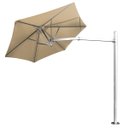 Ver imagem 2 de Ombrelone Lateral Caramelo - 2,70m de Diâmetro - em Alumínio - para Fixação no Piso - Persianet
