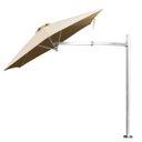 Ver imagem 3 de Ombrelone Lateral Caramelo - 2,70m de Diâmetro - em Alumínio - para Fixação no Piso - Persianet
