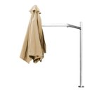 Ver imagem 4 de Ombrelone Lateral Caramelo - 2,70m de Diâmetro - em Alumínio - para Fixação no Piso - Persianet