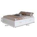 Ver imagem 4 de Cama Casal Tókio com 4 Portas Branco - Art In Móveis