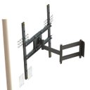 Ver imagem 2 de SUPORTE TV 10" a 65" VESA 600X400 4 MOVIMENTOS PRETO