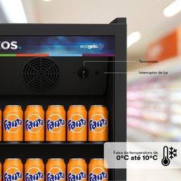 Refrigerador Expositor Vertical Eos 358 Litros Eco Gelo All View Preto Eev350p 220v - 5