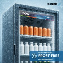 Refrigerador Expositor Vertical Eos 358 Litros Eco Gelo All View Preto Eev350p 220v - 4