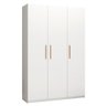 Guarda-Roupa Roupeiro Casal 3 Portas Paris Branco Caemmun - 1