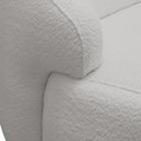 Ver imagem 5 de Sofá 3 Lugares Curvo Orgânico para Sala Living 180cm Barolo L06 Bouclê Cinza - lyam decor Lyam Decor
