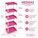 Ver imagem 7 de Estante Organizadora Infantil Armario Quarto Meninas Organiza Brinquedo Urso Roupas Sapatos Pratelei