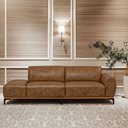 Ver imagem 2 de Sofá Living Unne 3 Lugares 180cm Terminal Dir. Corano Caramelo - Nexta Casa