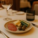 Ver imagem 5 de Prato de Sobremesa Melamina Class Cinza 21,5cm Wolff Servir Entrada Avulso