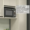 Ver imagem 7 de Cozinha Completa 7 Peças com Espaço Micro-ondas e Tampos 310cm Linea Luciane Móveis