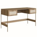 Ver imagem 1 de Escrivaninha 2 Gavetas Palhinha 28931 Linha Oslo Hanover Artesano