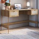 Ver imagem 2 de Escrivaninha 2 Gavetas Palhinha 28931 Linha Oslo Hanover Artesano