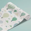 Ver imagem 4 de Papel de Parede Infantil - Balões 2 Arte Destaque 3,50 Metros