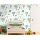 Ver imagem 1 de Papel de Parede Infantil - Balões 2 Arte Destaque 3,50 Metros