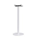 Ver imagem 2 de Mesa Pisa Beta Bistrô Fratini 107,50cm (a) Disco Redondo Branco Tampo Mdp Redondo Cinza 80cm (l)