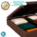Ver imagem 3 de Cama Box Bau King Blindado Nature Marrom 193x203