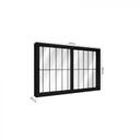 Ver imagem 3 de Janela de Alumínio de Correr 100x120cm 2 Folhas com Grade Lucasa Alumínios