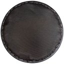 Ver mais imagens de Kit 02 Assentos Redondo Banqueta Cadeira Estofados Poltronas H02 Corino Preto 30 cm - Lyam Decor Ass