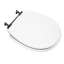 Ver imagem 3 de Assento Sanitário Poliéster para Louça de Ville (deca) Aço (reb. Oculto) Branco