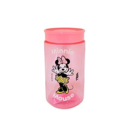 Kit 6 Potes Organizador Multiuso Rosa 350ml Minnie Mouse Disney 12cm - Tiba - 6