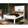 Cama Solteiro Veneza Madeira MDF Camas Fênix - Branco - 2
