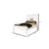 Cama Solteiro Veneza Madeira MDF Camas Fênix - Branco - 3