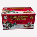 Ver imagem 4 de Cordão de Natal 100 Leds Cerejinha - Chibrali - Branco C- Fio Verde