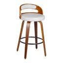 Ver imagem 3 de Banqueta para Cozinha Alta Giratória Madeira Roma