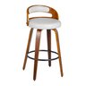 Banqueta para Cozinha Alta Giratória Madeira Roma Rivatti - 3