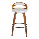 Ver imagem 7 de Banqueta para Cozinha Alta Giratória Madeira Roma