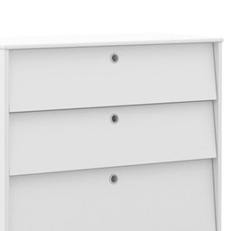 Gaveteiro Gold Matic Móveis 20183 Branco Soft Eco Wood Quarto - 2