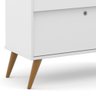 Gaveteiro Gold Matic Móveis 20183 Branco Soft Eco Wood Quarto - 3