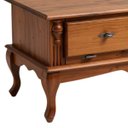 Ver imagem 2 de Mesa de Centro Retangular 2 Portas Pés Luiz Xv Florença 1006 - Imbuia