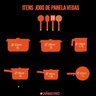 Conjunto de Panelas Vegas 10 Peças Revestimento Cerâmica Antiaderente - Casambiente - 9
