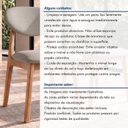Ver mais imagens de Conjunto 2 Cadeiras Lis em Madeira Maciça e Encosto Laminado e Estofado Espresso Moveis