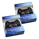 Ver imagem 5 de Kit 2 Controles para Jogos Ps3 sem Fio Bluetooth Competição