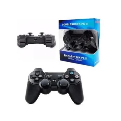Kit 2 Controles para Jogos Ps3 sem Fio Bluetooth Competição