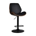 Ver imagem 1 de Banqueta Alta Giratória Altura Regulável em Madeira Maciça Verona 