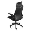 Ver imagem 3 de Cadeira Escritório Presidente Office com Apoio Cabeça Ergonômica Basel