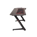 Ver imagem 4 de Mesa Gamer Escrivaninha com LED RGB Series Z Futura Import 110cm Preto E Vermelho