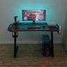Mesa Gamer Escrivaninha com LED RGB Series Z Futura Import - 8