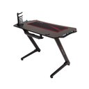 Ver imagem 7 de Mesa Gamer Escrivaninha com LED RGB Series Z Futura Import 110cm Preto E Vermelho