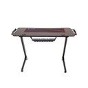 Ver imagem 5 de Mesa Gamer Escrivaninha com LED RGB Series Z Futura Import 110cm Preto E Vermelho