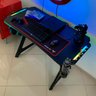 Mesa Gamer Escrivaninha com LED RGB Series Z Futura Import - 9