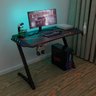 Mesa Gamer Escrivaninha com LED RGB Series Z Futura Import - 2