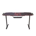 Ver imagem 6 de Mesa Gamer com LED RGB Series T Futura Import 140cm Preto E Vermelho